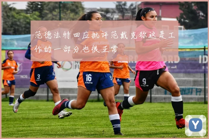 范德法特回应批评范戴克称这是工作的一部分也很正常
